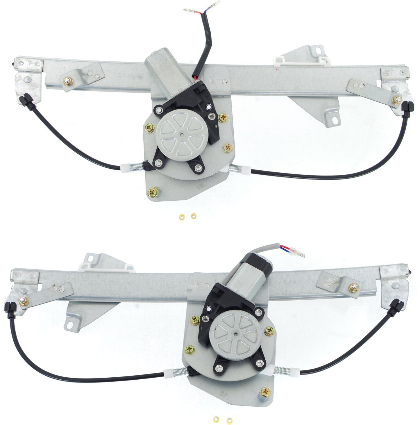 Задний электростеклоподъемник со стороны водителя и пассажира, с мотором