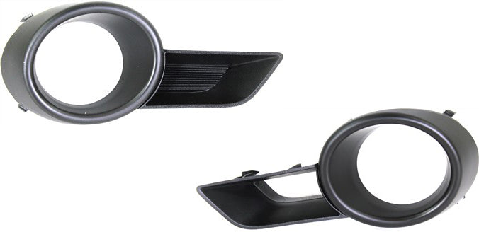 Front, Driver and Passenger Side Fog Light Trims, Primed