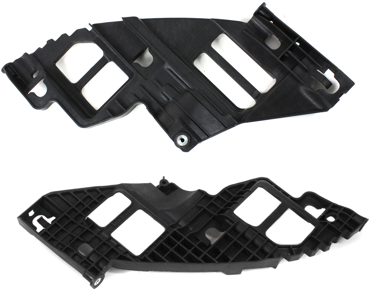 Front, Driver and Passenger Side, Inner Bumper Brackets, Cover Locating Guide