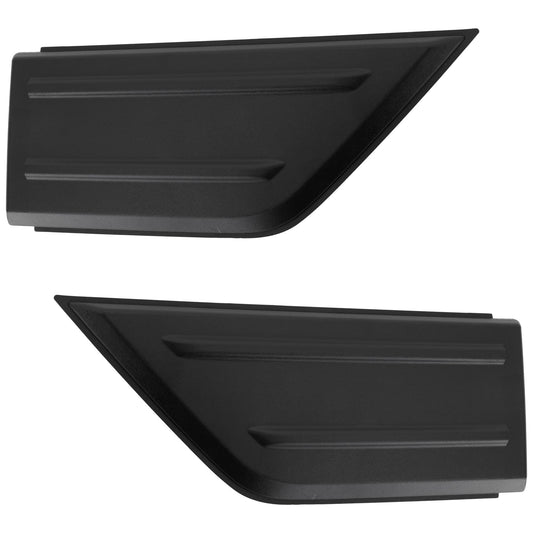 Front, Driver and Passenger Side Bumper Trims, Primed