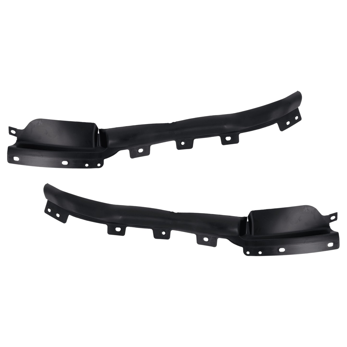Front, Driver and Passenger Side Bumper Trim, Textured Black