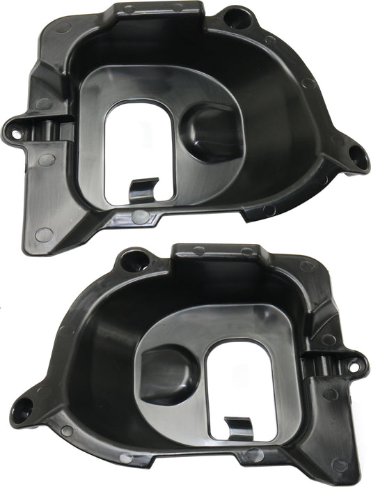 Front, Driver and Passenger Side, Lower Bumper Trims, Primed