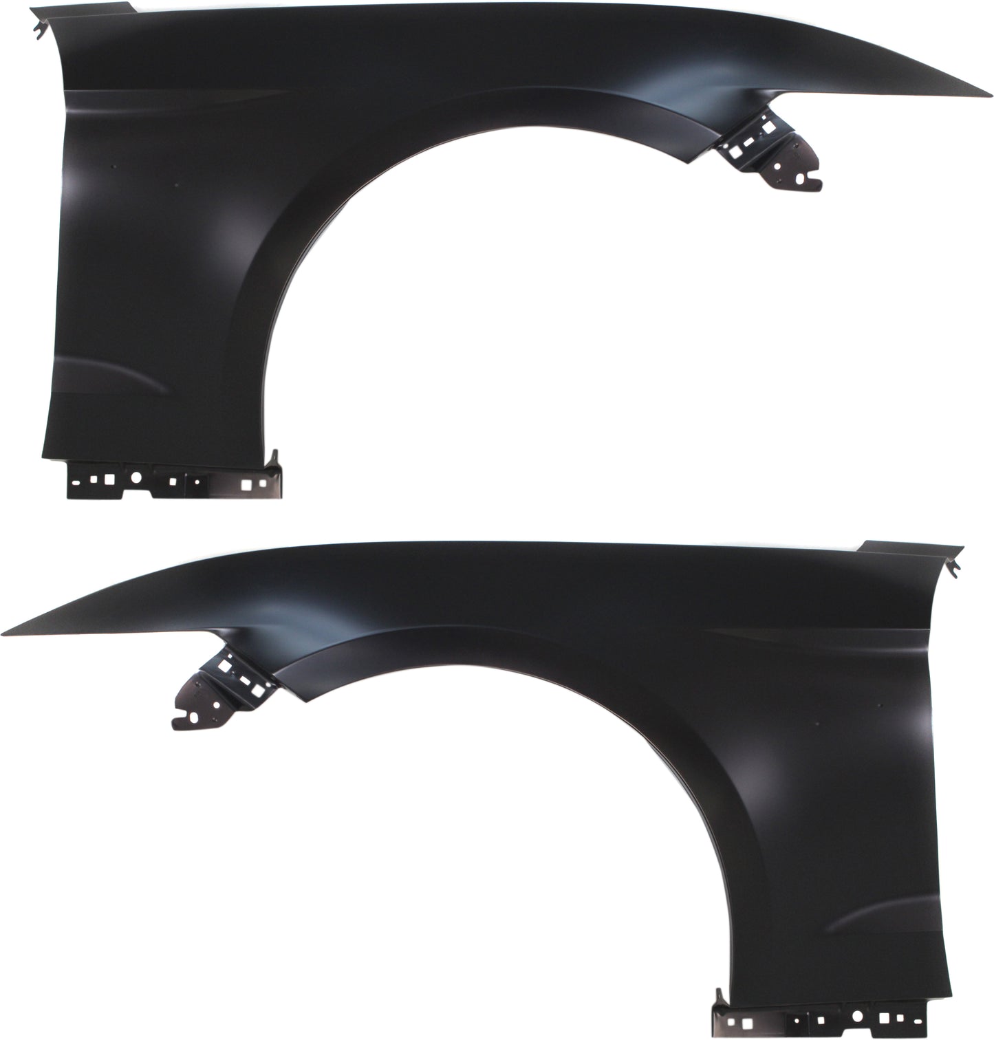 前部、驾驶员侧和乘客侧挡泥板