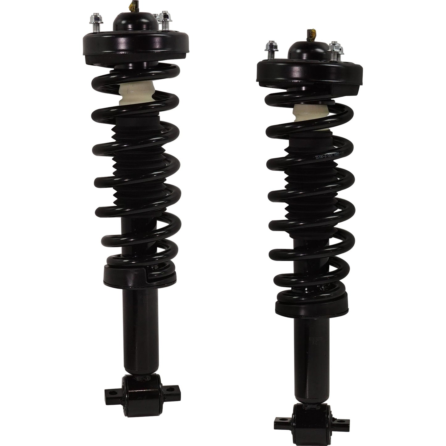 Front, Driver and Passenger Side Fully Loaded Strut, RWD, Standard Cab Pickup