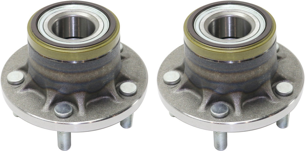 Rear, Driver and Passenger Side Wheel Hub, 5 Lugs, With Bearing, FWD, 2.0L, 4Cyl