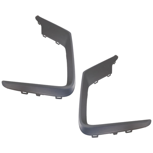 Накладки на передний бампер со стороны водителя и пассажира, серые