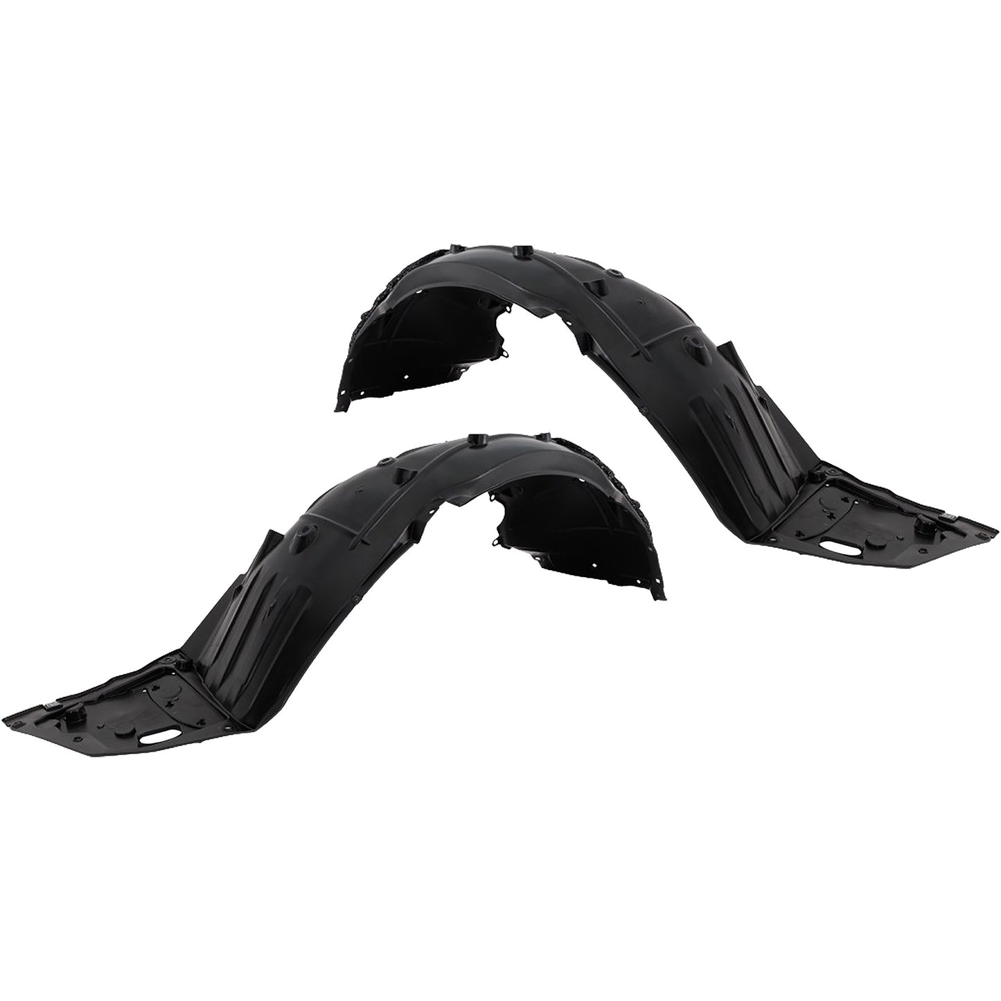 Front, Driver and Passenger Side Fender Liners, Plastic, with Insulation Foam, Canada Built Vehicle