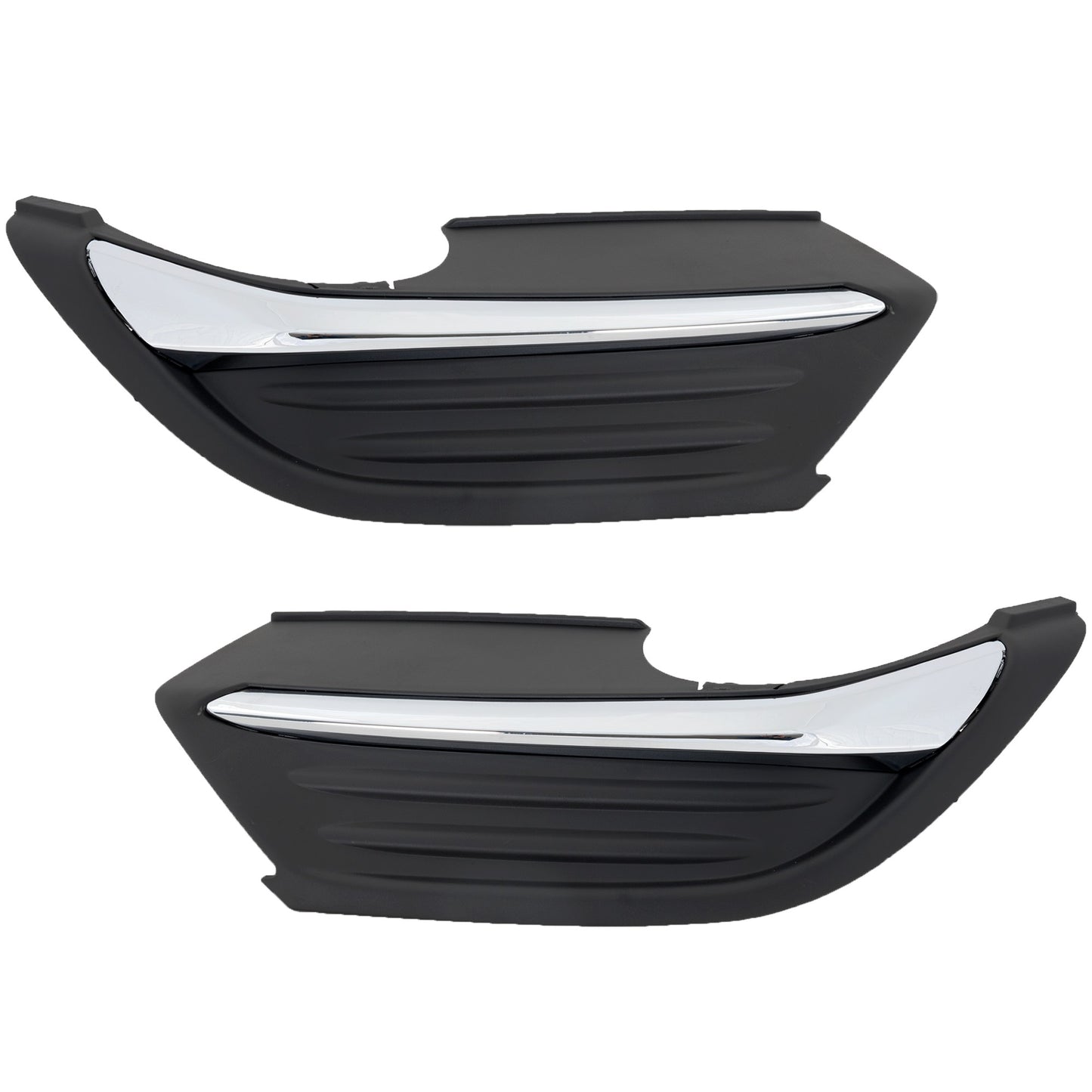 Накладки на задний бампер со стороны водителя и пассажира, грунтованные