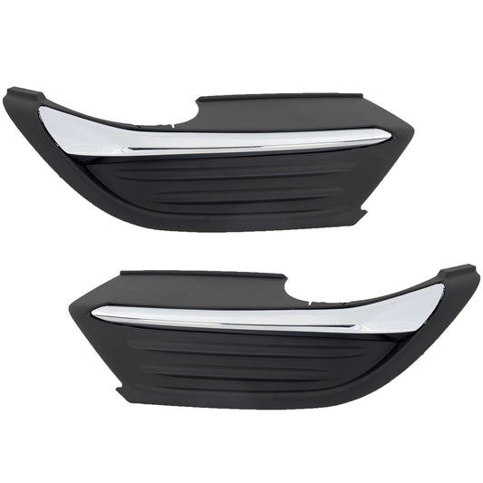 Rear, Driver and Passenger Side Bumper Trims, Primed