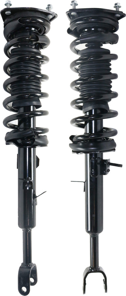 Front, Driver and Passenger Side Fully Loaded Strut, RWD, Coupe