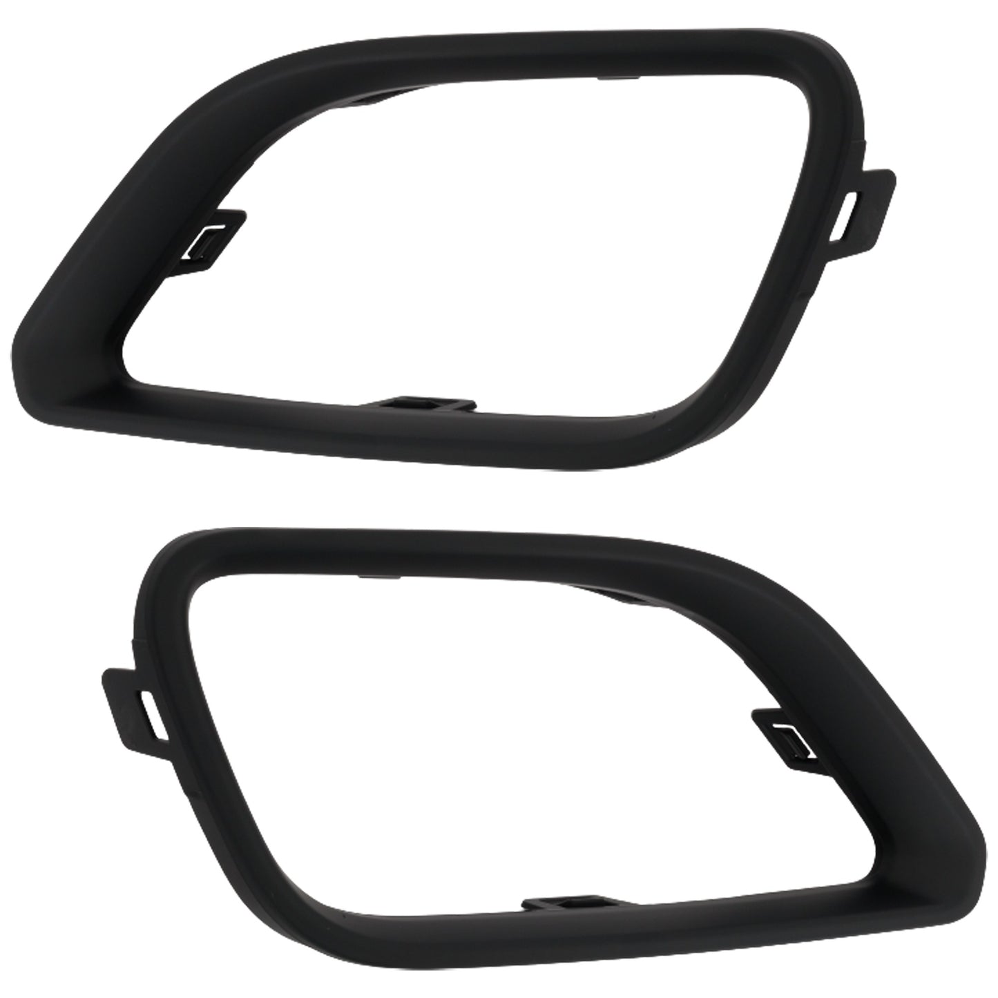 Front, Driver and Passenger Side Fog Light Trims, Primed