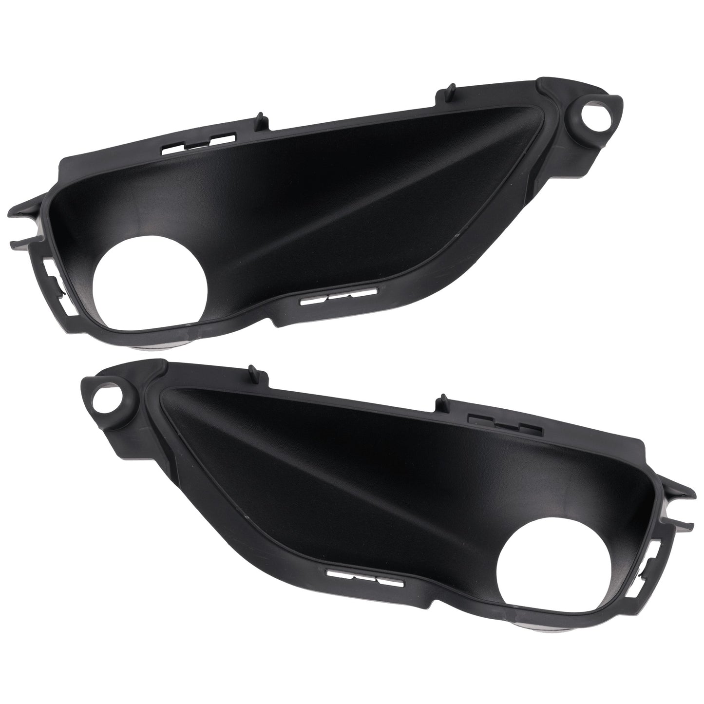 Front, Driver and Passenger Side Fog Light Trim, Primed