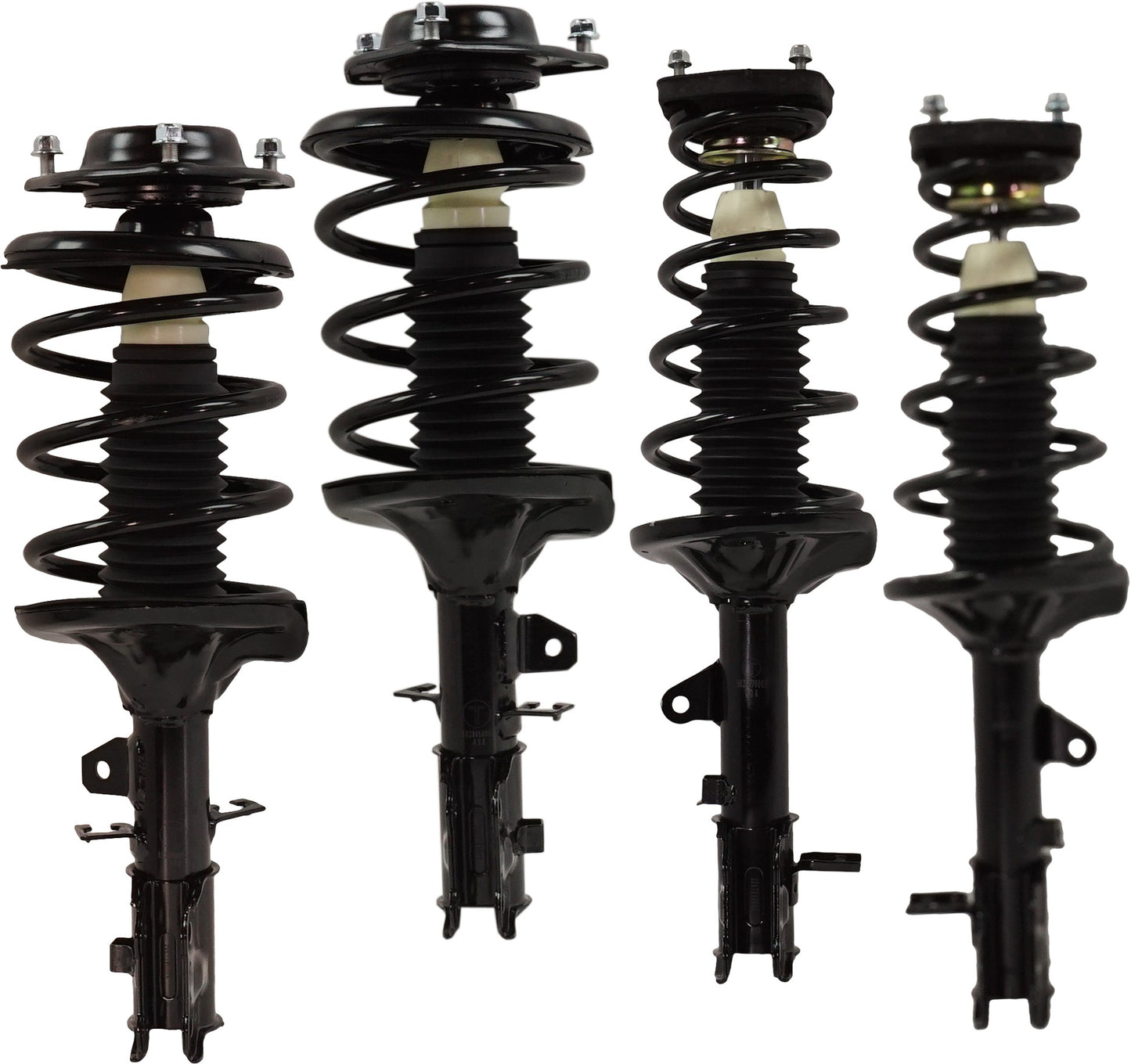 Front and Rear, Driver and Passenger Side Fully Loaded Strut