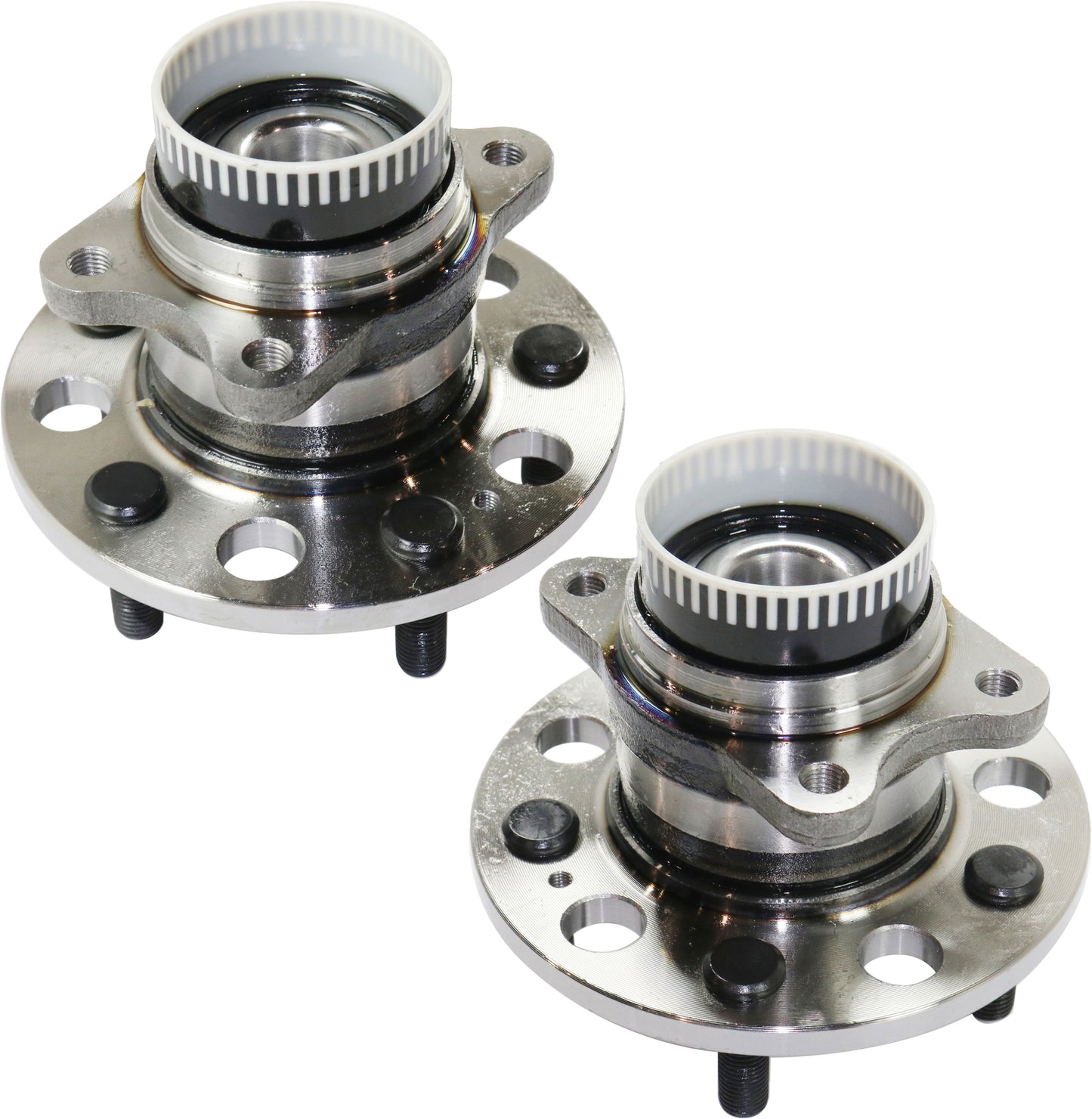 Rear, Driver and Passenger Side Wheel Hub, 5 Lugs, With Bearing, FWD