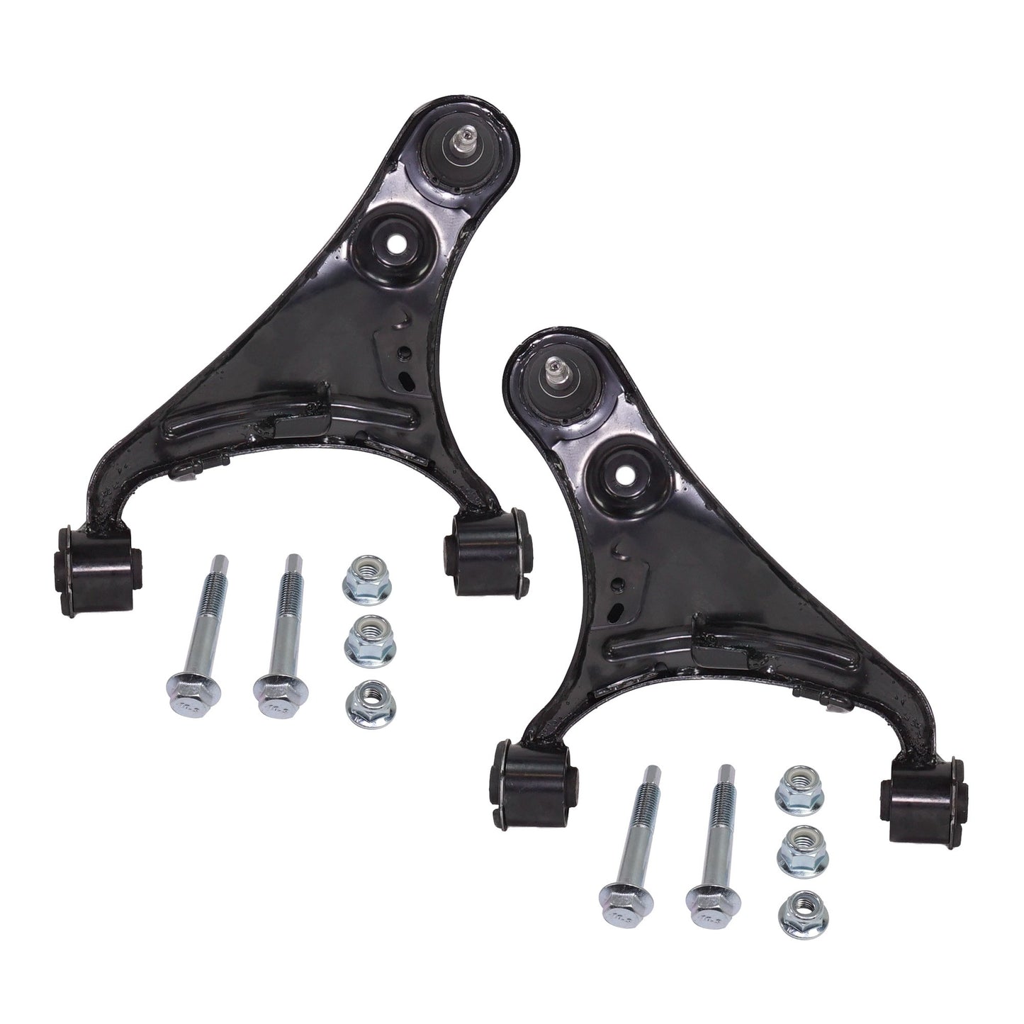 Front, Driver and Passenger Side, Upper Control Arms, With Ball Joints