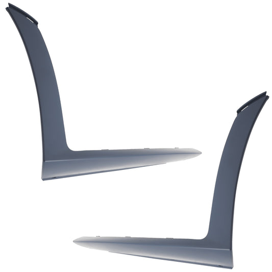 Front, Driver and Passenger Side Bumper Trims, Primed