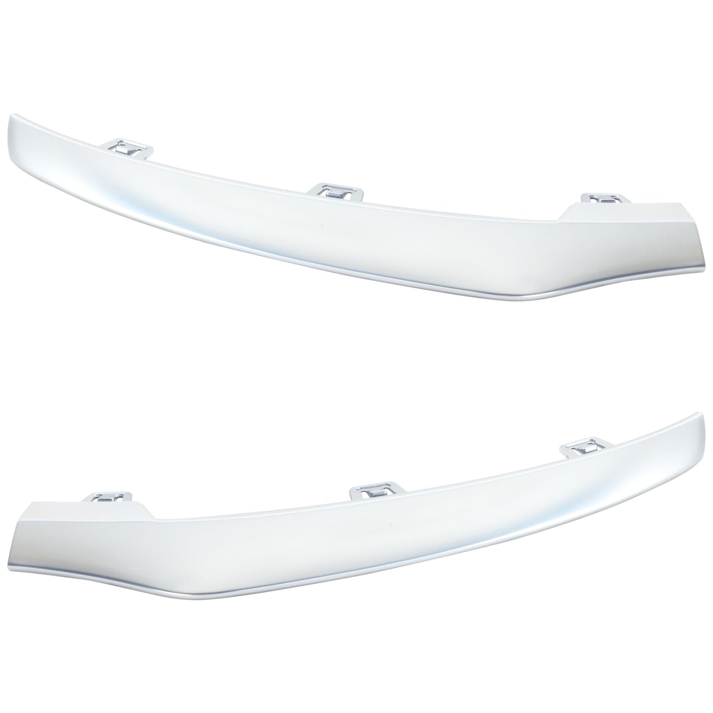 Front, Driver and Passenger Side Bumper Trims, Chrome