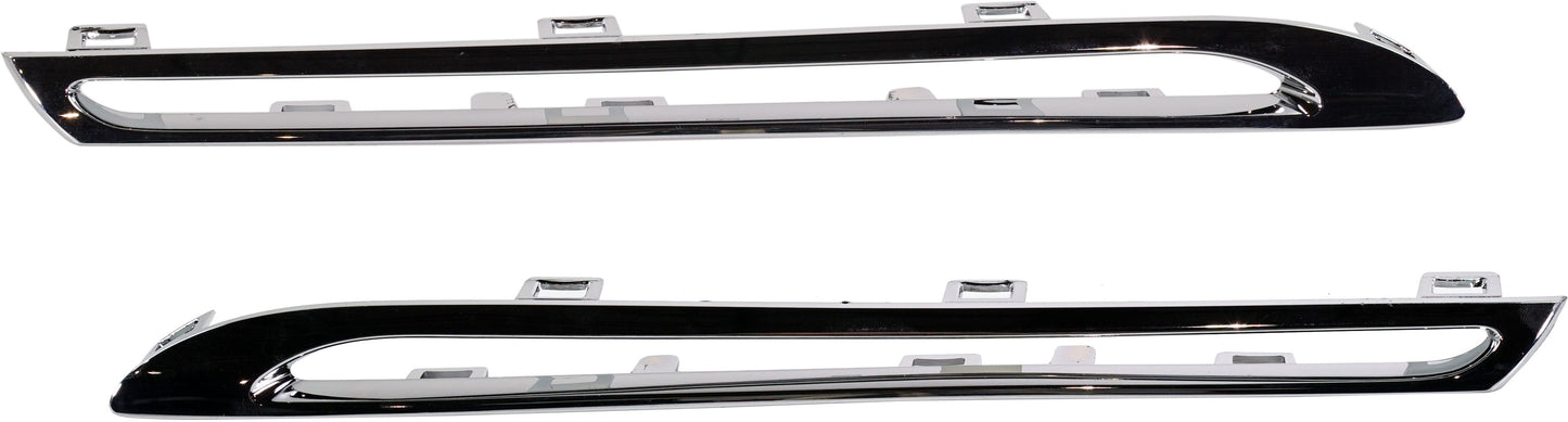 Driver and Passenger Side, Lower Grille Trim, Chrome