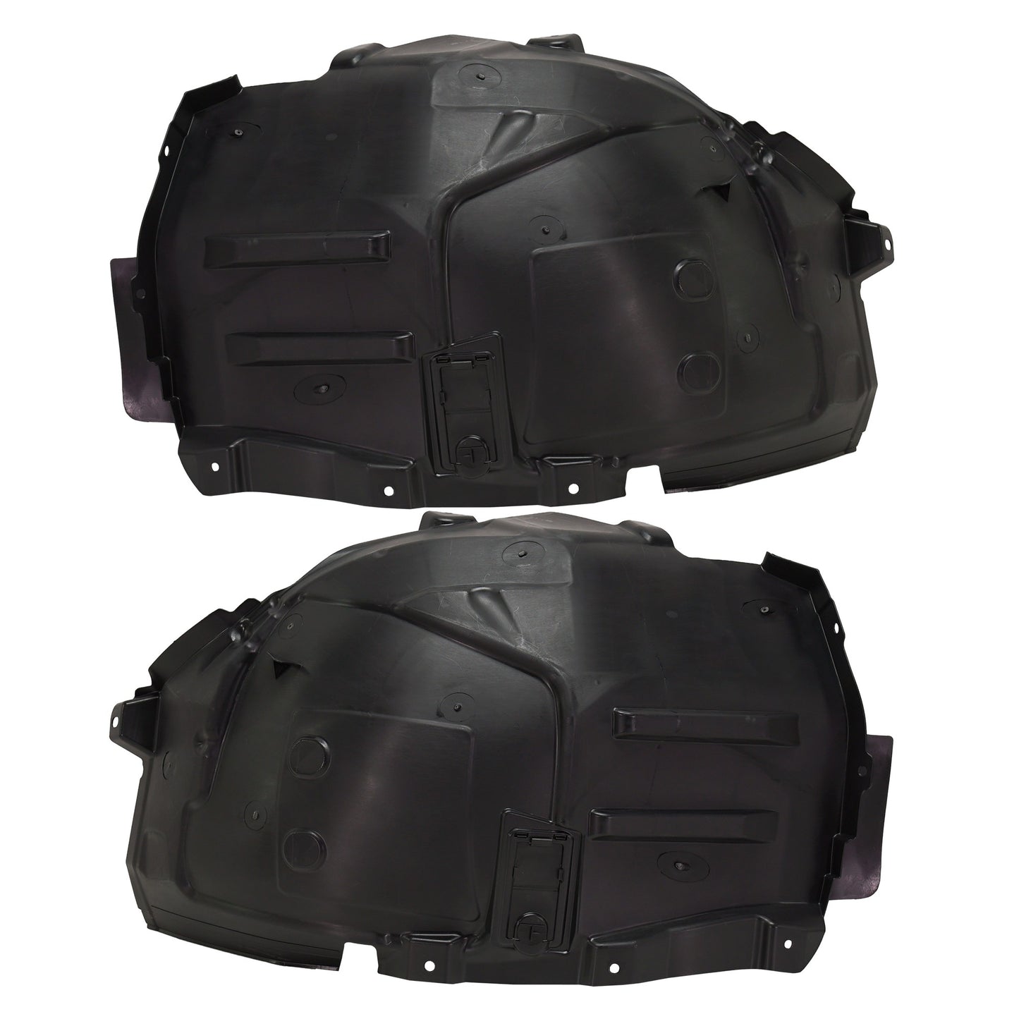 Front, Driver and Passenger Side, Front Section, Fender Liner