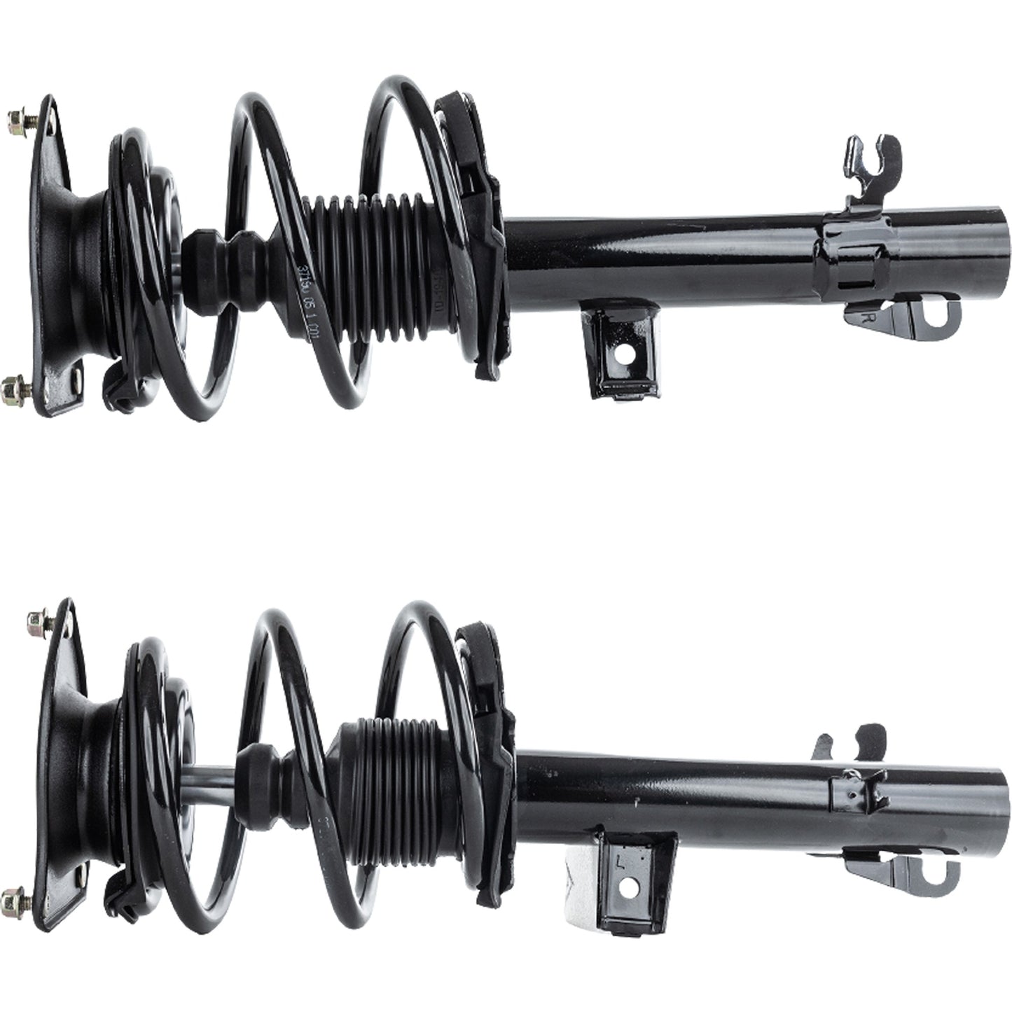 Front, Driver and Passenger Side Fully Loaded Strut