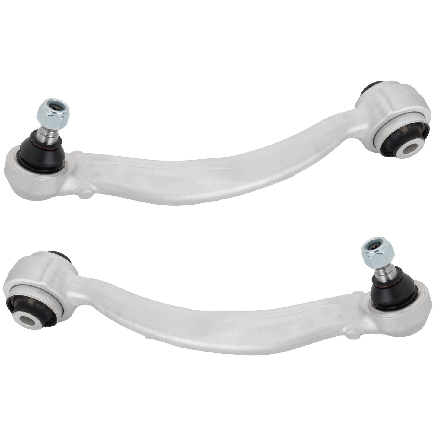 Front, Driver and Passenger Side, Lower, Rearward Control Arms