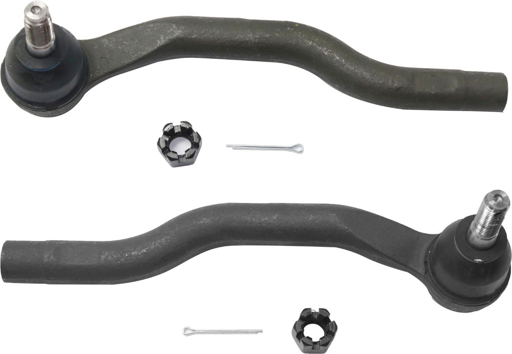 Front, Driver and Passenger Side, Outer Tie Rod Ends