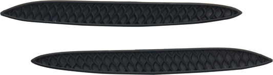 Rear, Driver and Passenger Side Bumper Trim, Textured Black