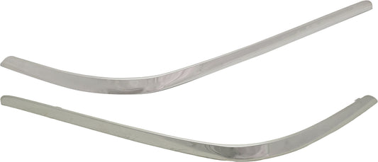 Rear, Driver and Passenger Side Bumper Trims, Chrome