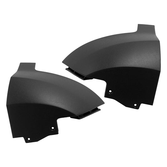 Rear, Driver and Passenger Side Bumper Trim, Textured Black