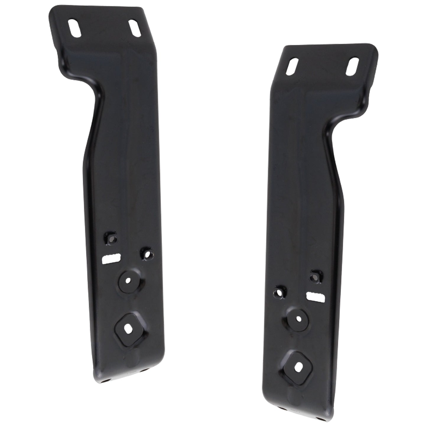 Front, Driver amd Passenger Side, Inner and Lower Bumper Bracket