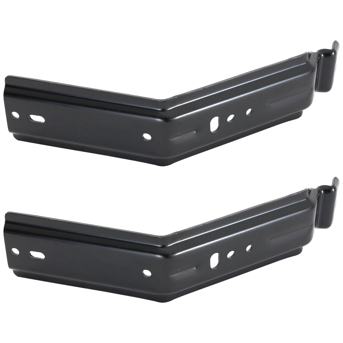 Front, Driver and Passenger Side Bumper Brackets, Side Cover Retainer, Steel