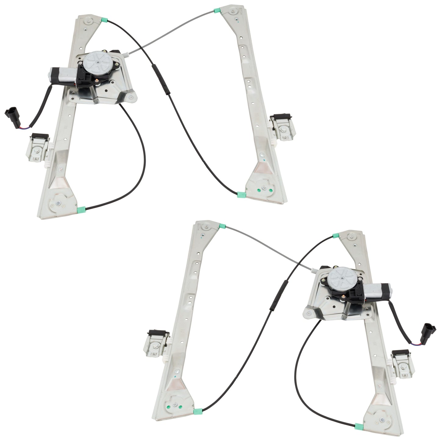 Стеклоподъемники задние, водительские и пассажирские, с электроприводом