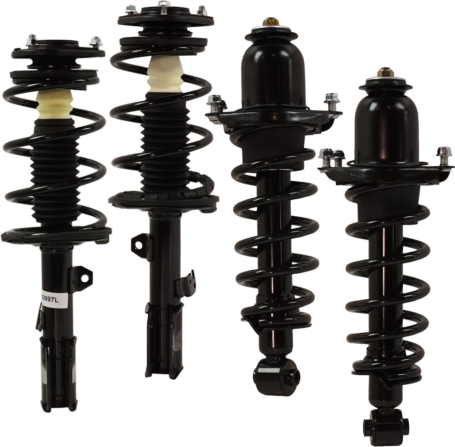 Front and Rear, Driver and Passenger Side Fully Loaded Strut