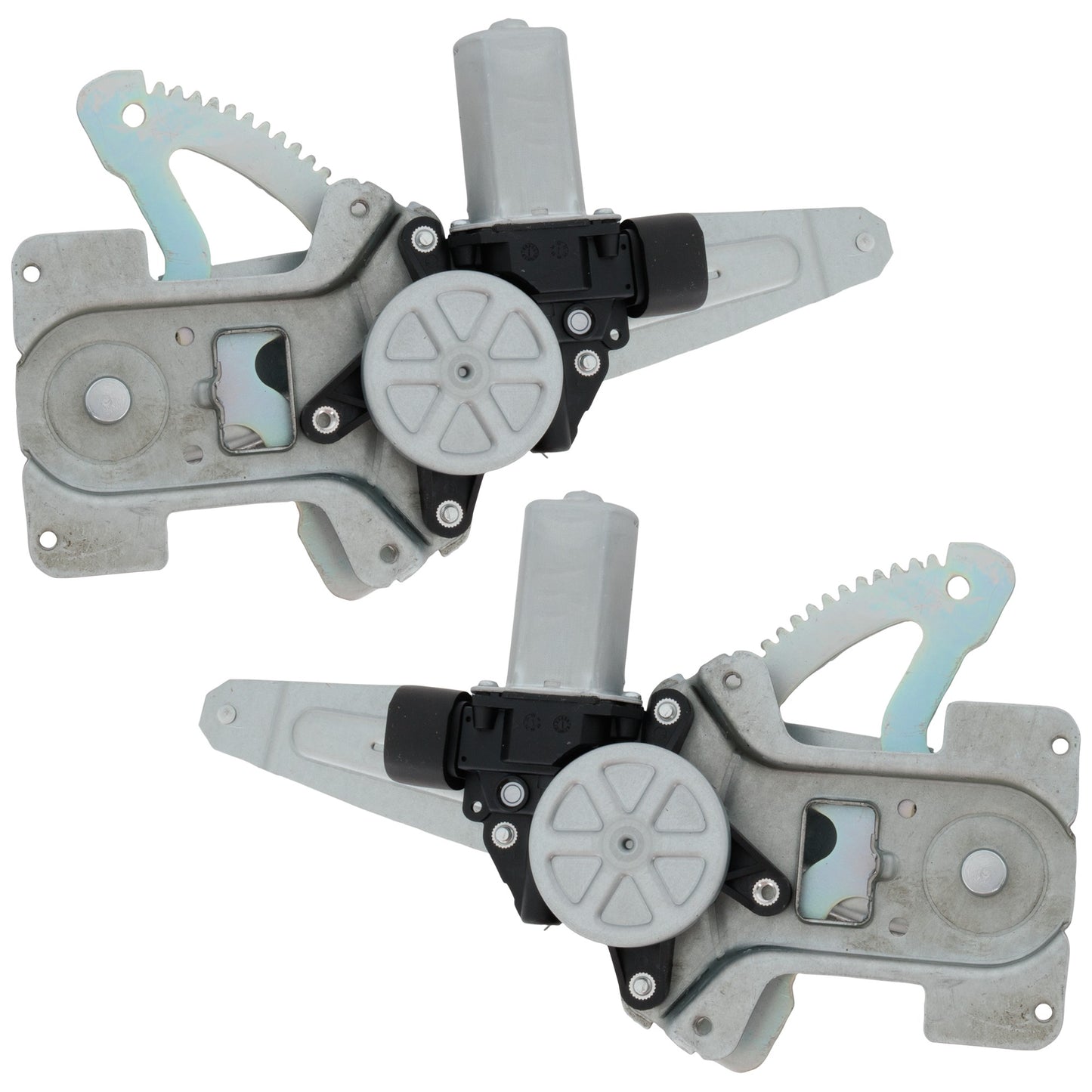 Задний электростеклоподъемник со стороны водителя и пассажира, с мотором