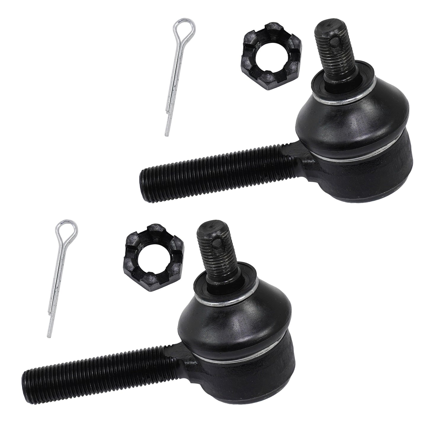 Front, Driver and Passenger Side, Outer Tie Rod Ends