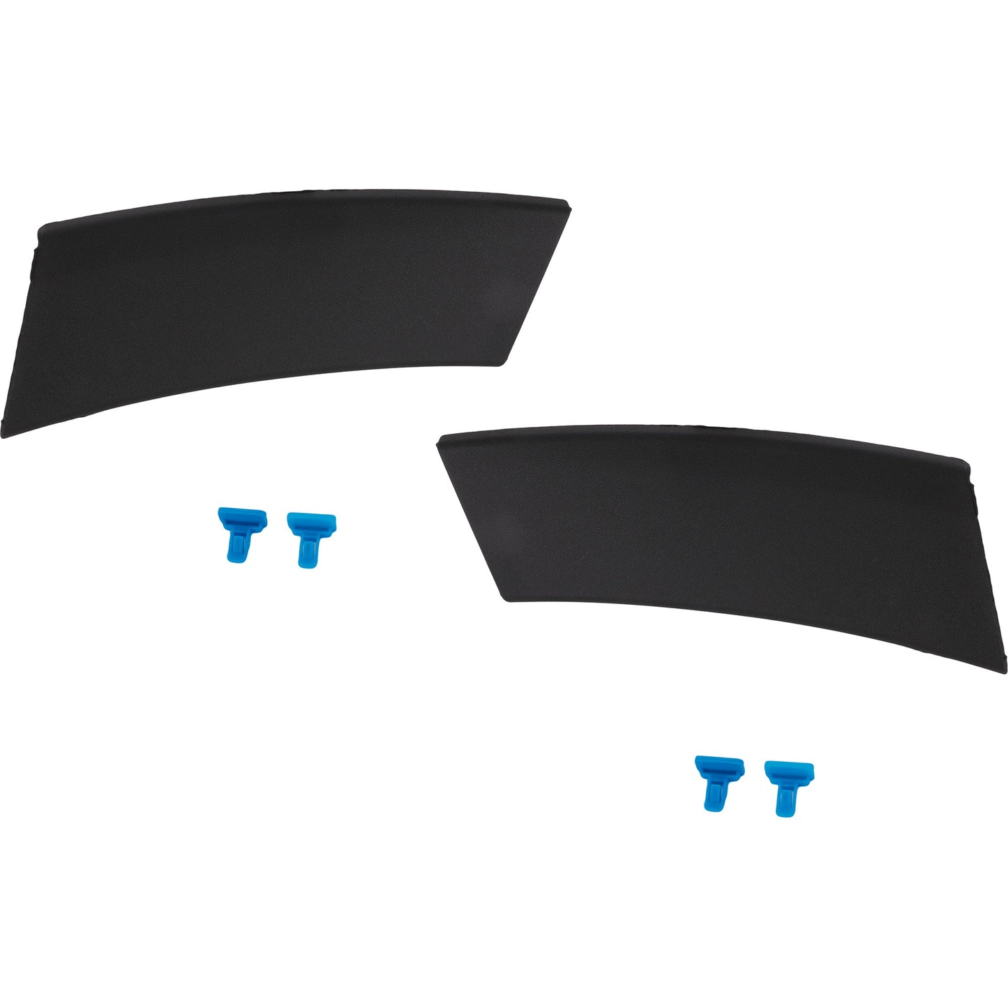 Задний бампер со стороны водителя и пассажира, текстурированный пластик