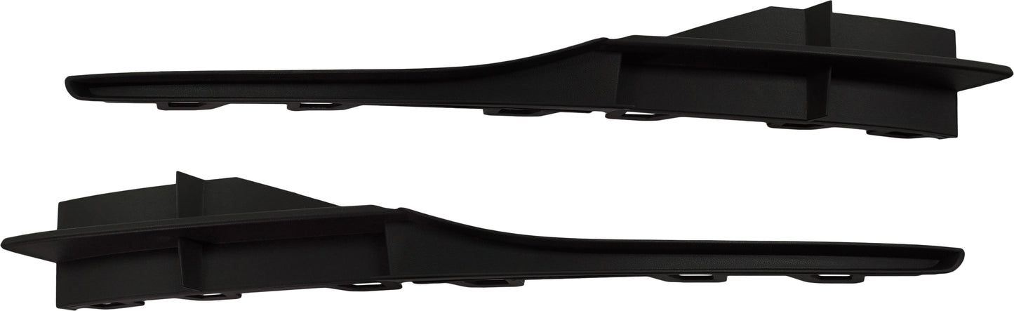 Front, Driver and Passenger Side Bumper Grilles, Primed