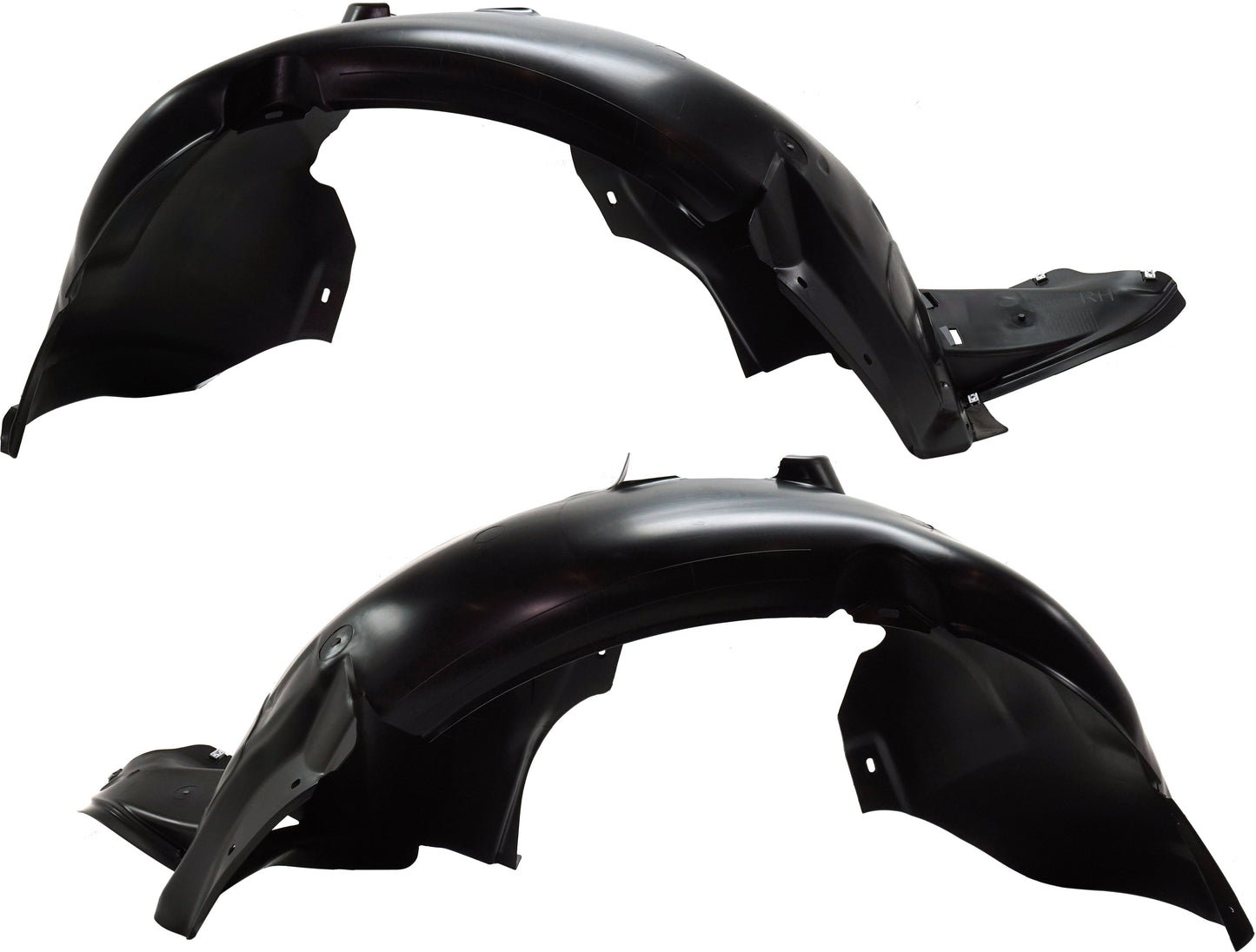 Front, Driver and Passenger Side, Fender Liner