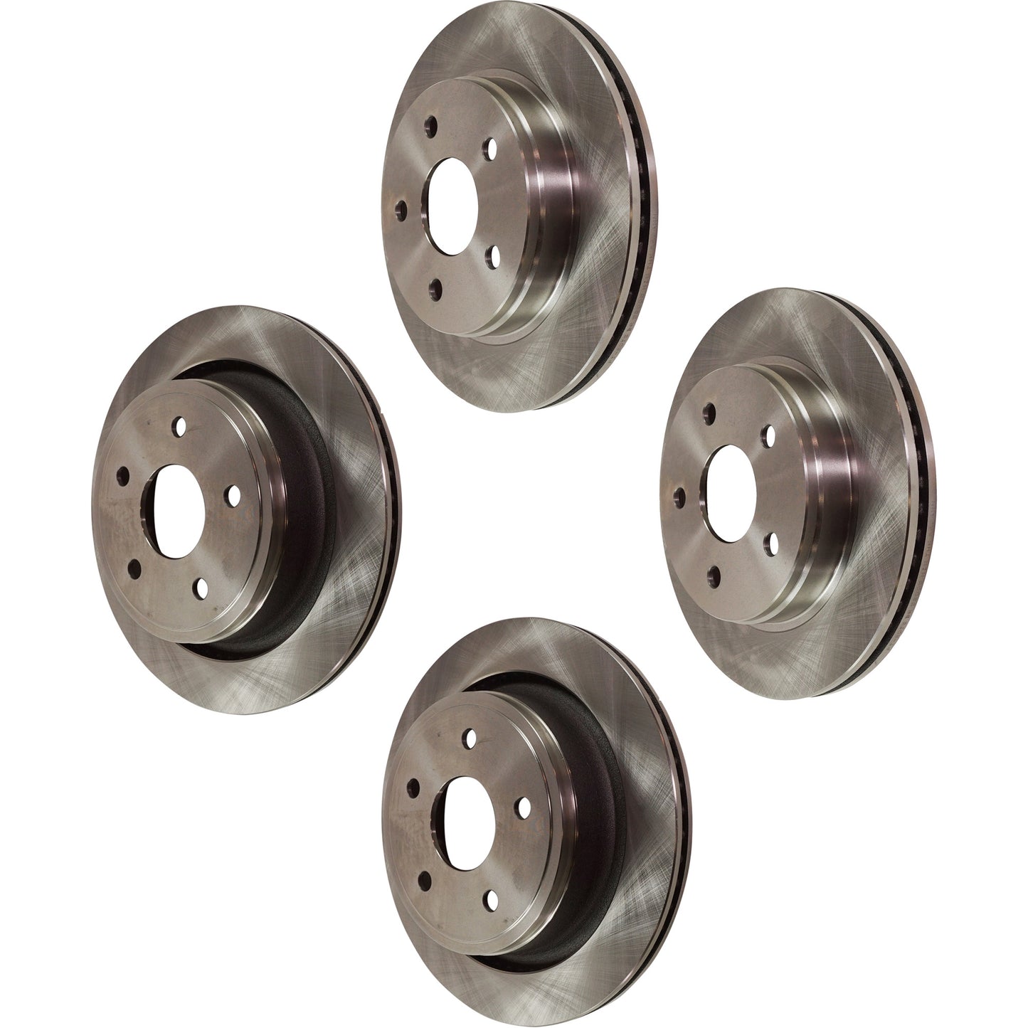 Front and Rear Brake Disc, Plain Surface, Vented, 5 Lugs, Front-336.04 mm/Rear-352.04 mm,, Pro-Line Series