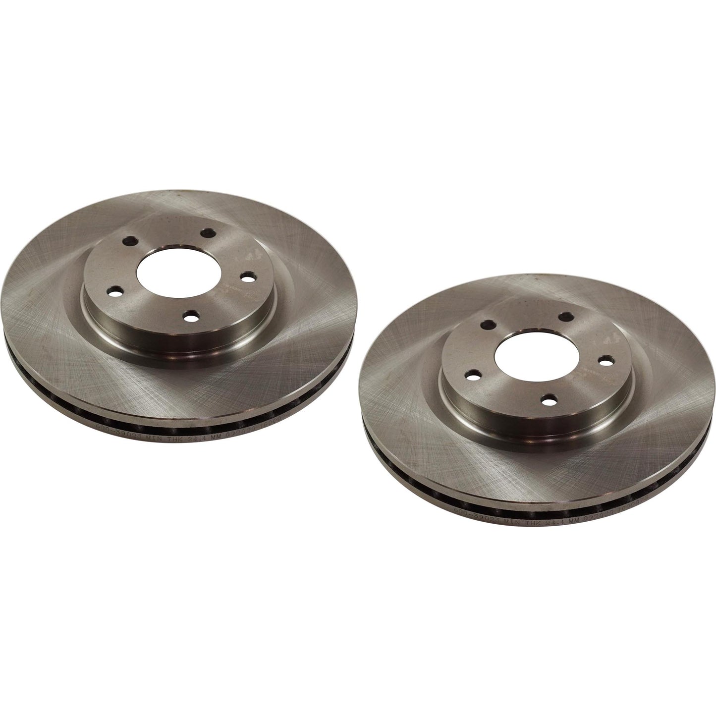 Front Brake Discs, Plain Surface, Vented, 5 Lugs, 11.57 in. Disc Diameter, Pro-Line Series