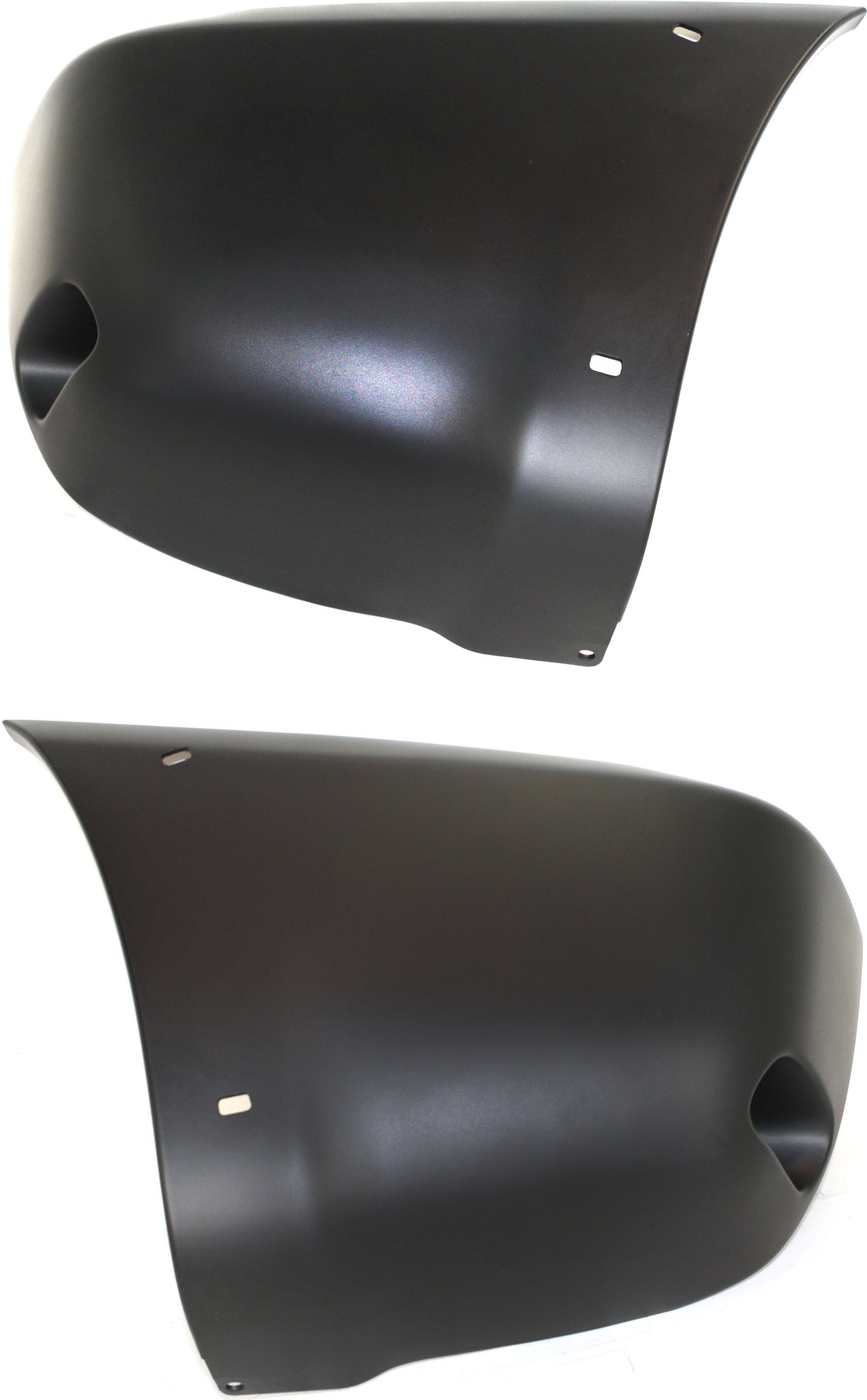 Rear, Driver and Passenger Side Bumper End, Primed Plastic