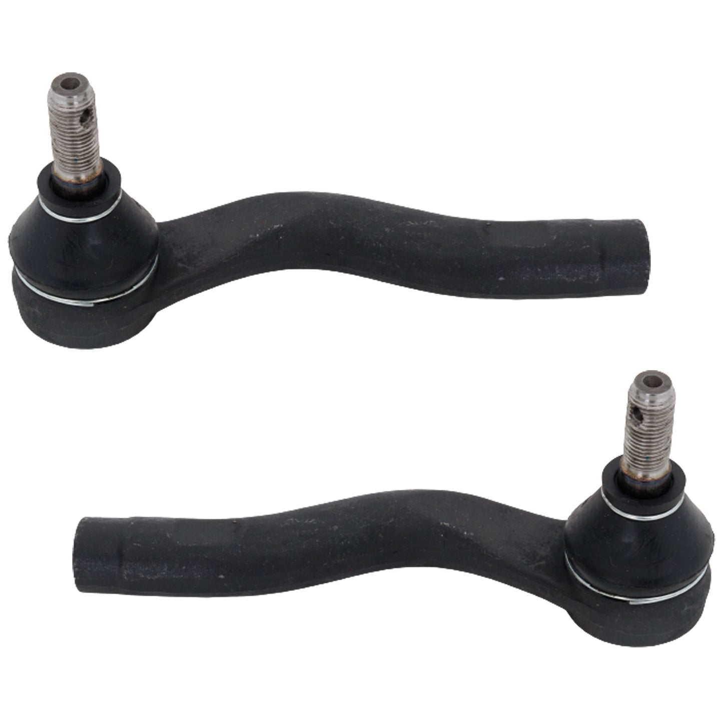 Передние, со стороны водителя и пассажира, внешние наконечники рулевой тяги