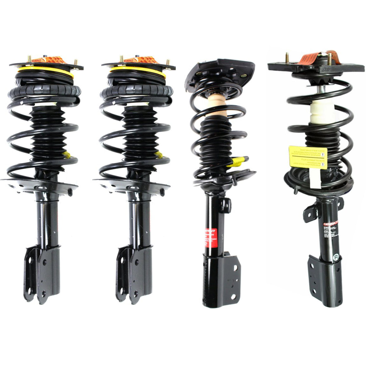 SET-TS171662R-C Front and Rear, Driver and Passenger Side Fully Loaded Strut, Quick-strut Series