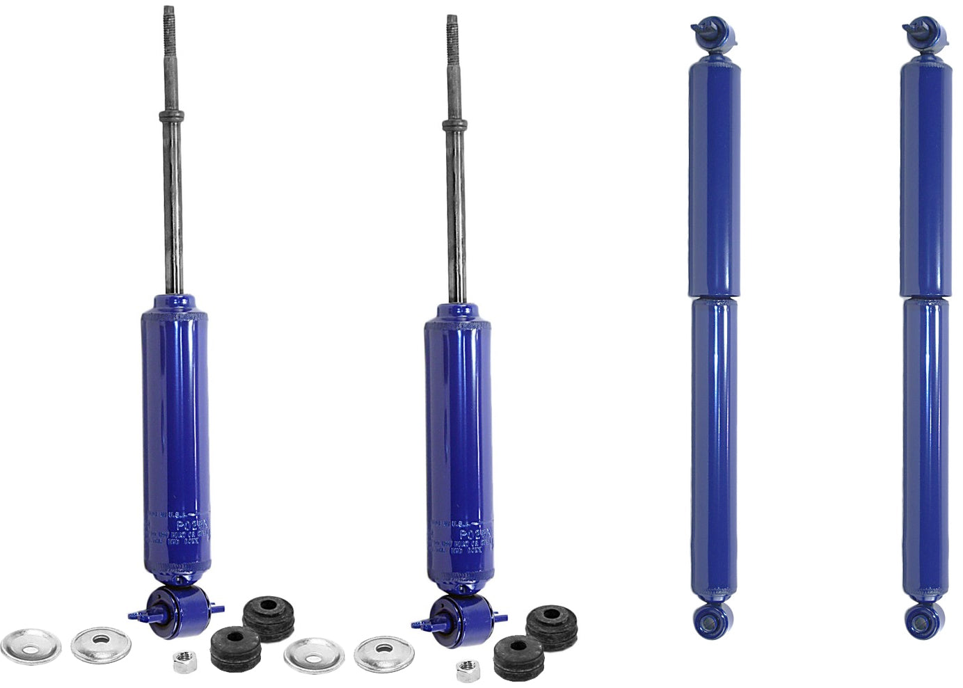 SET-TS32214 Front and Rear, Driver and Passenger Side Shock, RWD, Monro-Matic Plus Series