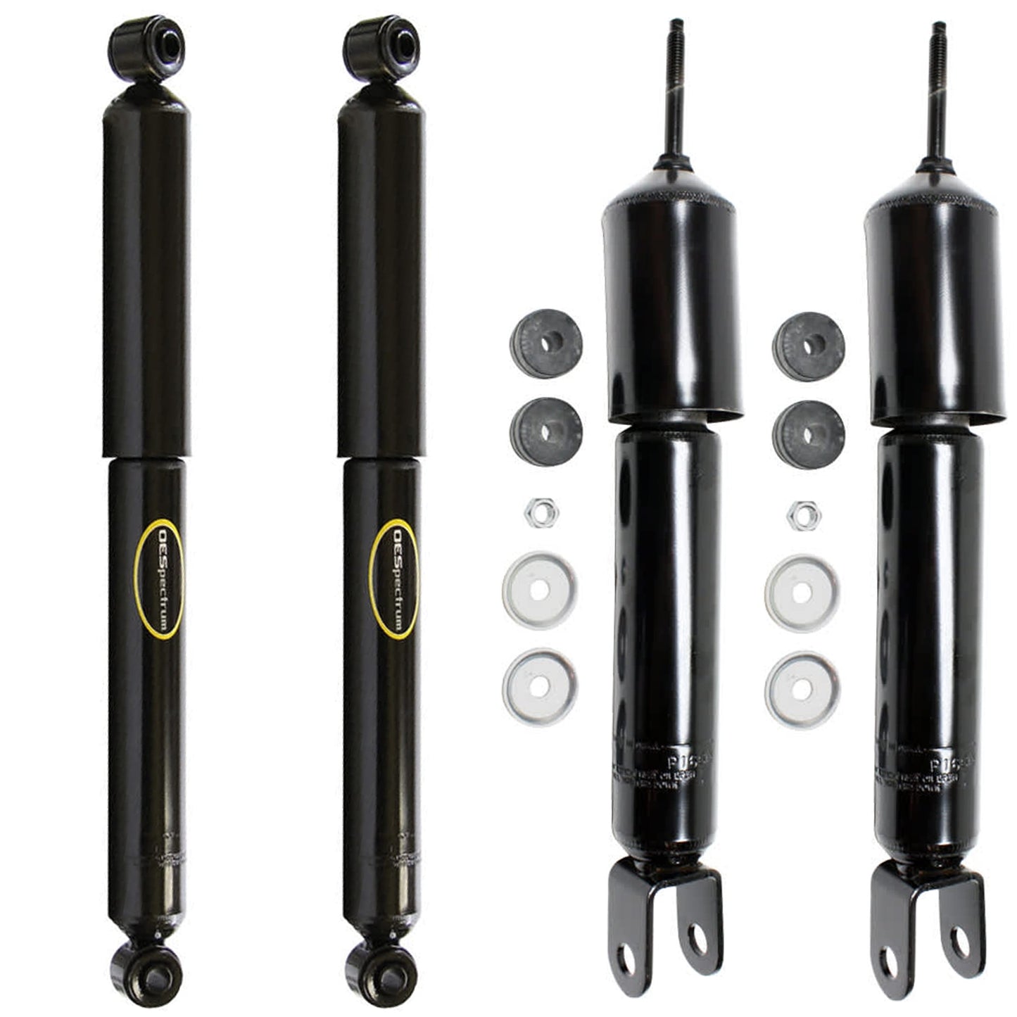 SET-TS37166 Front and Rear, Driver and Passenger Side Shock
