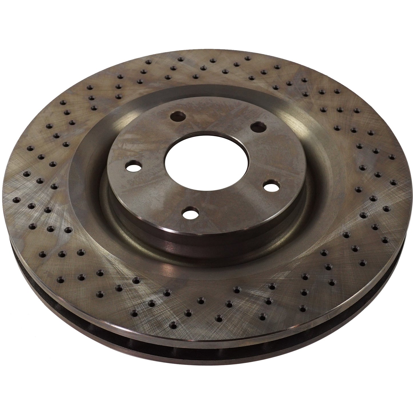 Front, Driver or Passenger Side Brake Disc, Cross-Drilled, Vented, 340mm Front Disc, Pro-Line Series