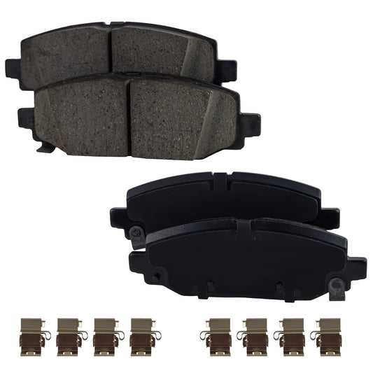 Комплект задних тормозных колодок, комплект на 2 колеса, керамические, серия Pro-Line