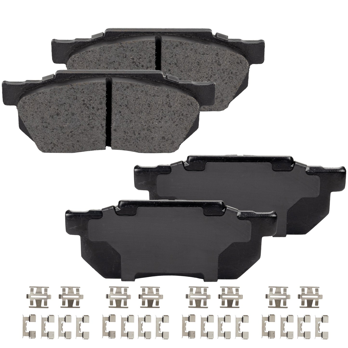 Front Brake Pad Set, Includes Shims and Hardware