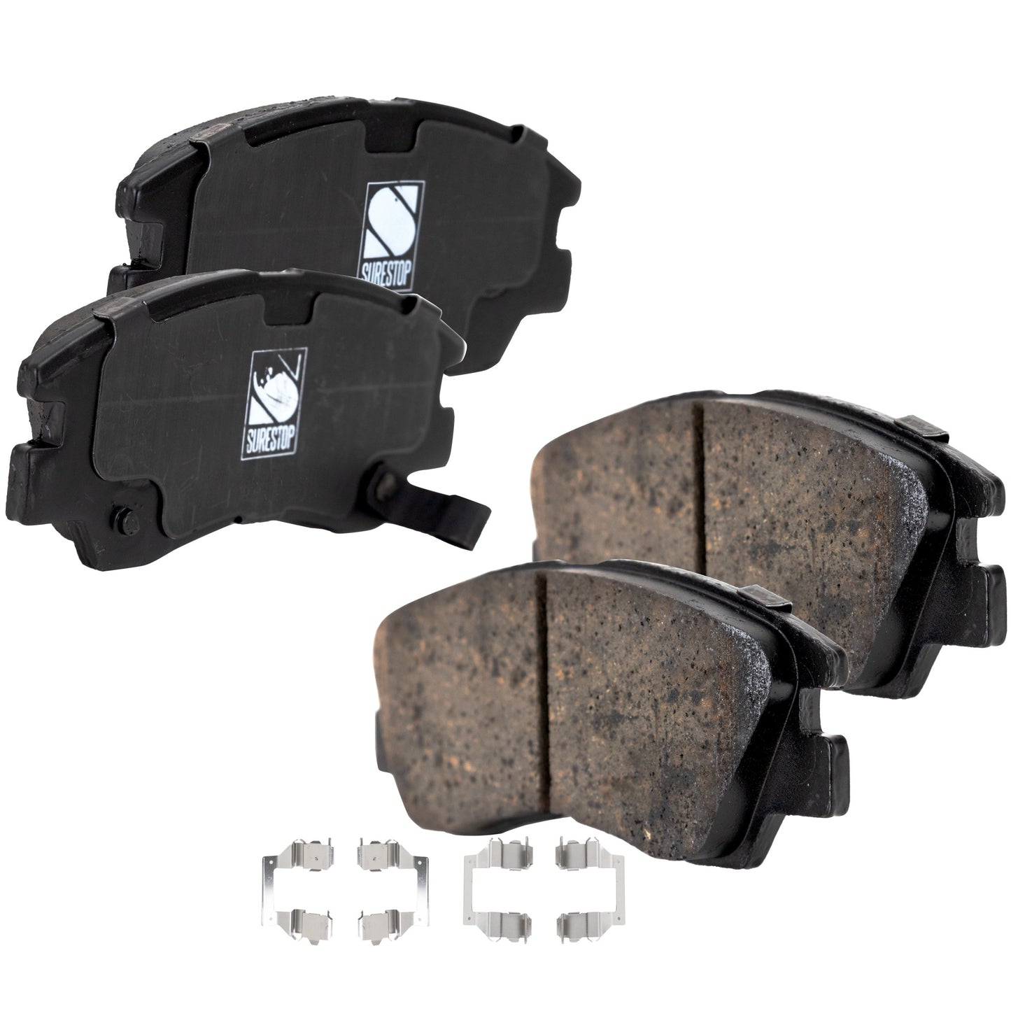 Front Brake Pad Set, Includes Shims and Hardware