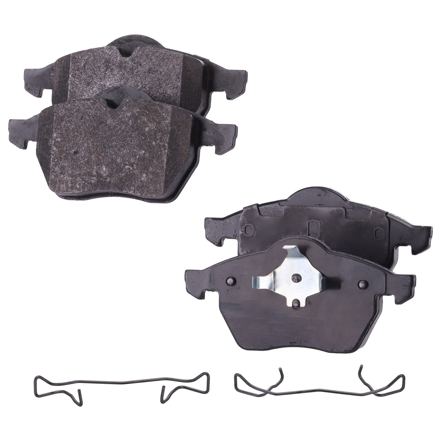 Комплект передних тормозных колодок, включая прокладки и крепеж